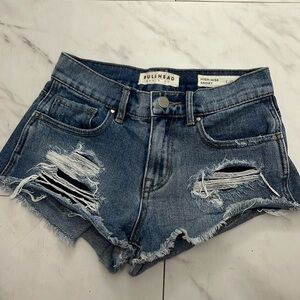 Bullhead Denim Co. high rise Jean shorts